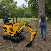 MEC06 9HP Mini Excavator – 28" Wide, 43.3" Digging Depth