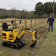 MEC06 9HP Mini Excavator – 28" Wide, 43.3" Digging Depth