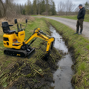 MEC06 9HP Mini Excavator – 28" Wide, 43.3" Digging Depth