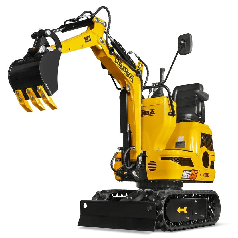 MEC06 9HP Mini Excavator – 28" Wide, 43.3" Digging Depth