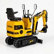 MEC06 9HP Mini Excavator – 28" Wide, 43.3" Digging Depth