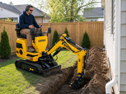 MEC06 9HP Mini Excavator – 28" Wide, 43.3" Digging Depth