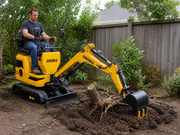 MEC06 9HP Mini Excavator – 28" Wide, 43.3" Digging Depth