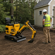 MEC06 9HP Mini Excavator – 28" Wide, 43.3" Digging Depth