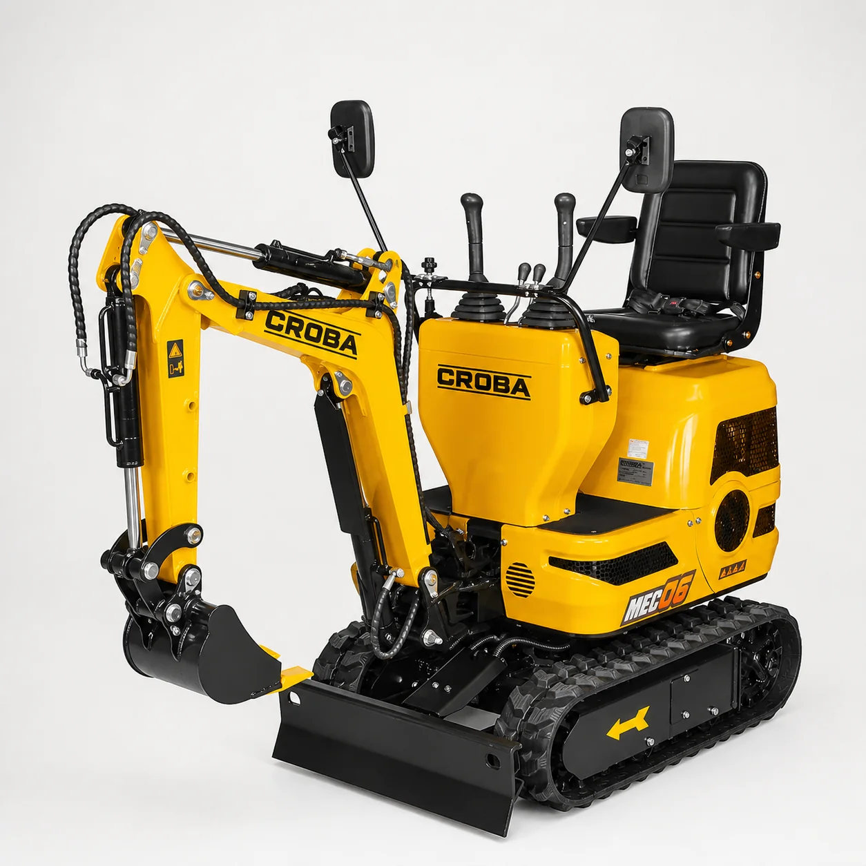 MEC06 9HP Mini Excavator – 28" Wide, 43.3" Digging Depth